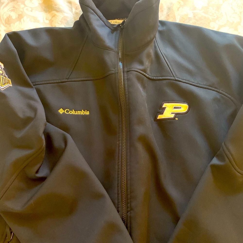 Purdue Boilermakers Columbia fleece jacket. Worn once. Excellent condition.